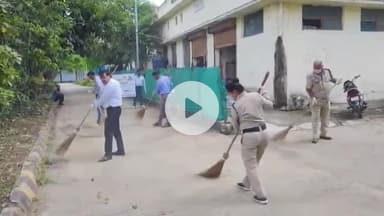सागर नगर: स्वच्छता उत्सव के तहत बीएमसी में आकस्मिक विभाग और पुलिस चौकी के परिसर में सफाई अभियान