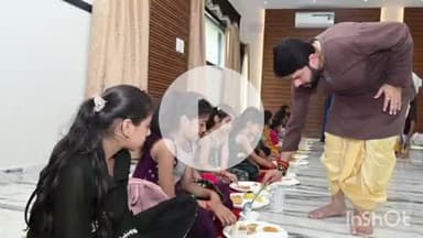 बेमेतरा: बेमेतरा के गुरु कृपा पैलेस में कन्या भोज कार्यक्रम में पूर्व विधायक आशीष छाबड़ा शामिल हुए