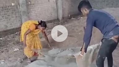 पिपरिया: पंचायत धनाश्री के ग्राम सांखनी में बंद पड़ी  गौशाला का सरपंच द्वारा घटिया सामग्री से कराया जा रहा निर्माण कार्य#jansmsy