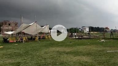 समस्तीपुर: मुफस्सिल थाना क्षेत्र के जितवारपुर हाउसिंग बोर्ड मैदान में रावण दहन की तैयारी ज़ोरों पर