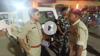 बक्सर: एसपी ने शहरी क्षेत्र के पूजा पंडालों का निरीक्षण किया, अधिकारियों को निर्देश दिए