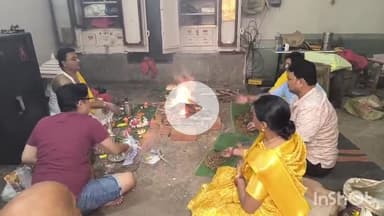 मुशहरी: मुजफ्फरपुर के पूजा पंडालों, मंदिरों, सार्वजनिक स्थलों और घरों में नवरात्र का हवन किया गया