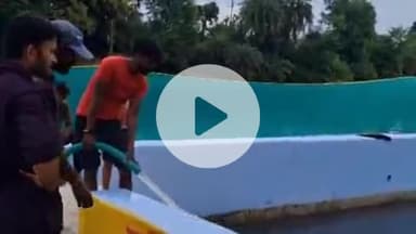 झांसी: पहुंज नदी में गुरुवार को होगा दुर्गा प्रतिमा विसर्जन, झांसी प्रशासन और नवदुर्गा समिति के लोगों ने सभी तैयारियां पूरी की