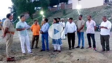 बहराइच: जिलाधिकारी व पुलिस अधीक्षक ने दुर्गा प्रतिमा विसर्जन स्थल झिँगहाघाट का निरीक्षण किया, दिए आवश्यक दिशा निर्देश