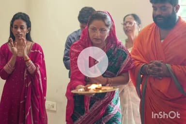 कोडरमा: महानवमी पर केंद्रीय मंत्री अन्नपूर्णा देवी ने किया हवन-पूजन