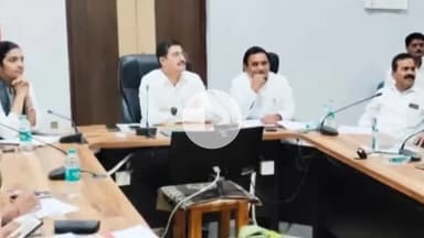 खंडवा नगर: खंडवा कलेक्टर ने नेताओं और किसान संगठनों के साथ की बैठक