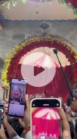 बाढ स्थित मसुदबिगहा दुर्गा मंदिर को देखने पहुंच रहे श्रद्धालुगण #barh #masudbighabarh #durgapuja2025 #tranding #viral