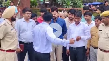 धौलपुर: जिला कलेक्टर ने गुलाब बाग चौराहा का किया निरीक्षण