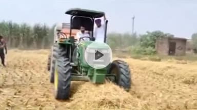 जगाधरी: यमुनानगर: जिला उत्पादक गुप्ता ने ट्रैक्टर चलाकर किसानों को फसल अवशेष न जलाने का संदेश दिया