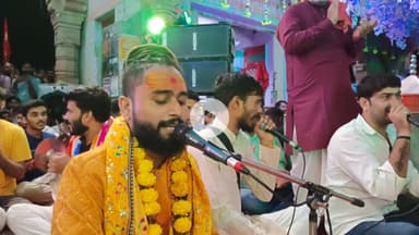 कोटा दशहरा मेले में भजन संध्या, किशन भगत ने गोदावरी धाम बालाजी मे भजनों से बांधा समां |Kishan Bhagat