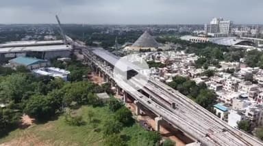 ગાંધીનગર: ગાંધીનગર મેટ્રો મોટેરાથી સીધી મહાત્મા મંદિર સુધી દોડશે, આજે ટ્રાયલ રન કરવામાં આવ્યું