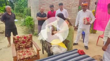 करनैलगंज: ग्राम पतिसा में गांधी जयंती पर स्वतंत्रता संग्राम सेनानी रामअचल द्विवेदी आचार्य को किया गया सम्मानित