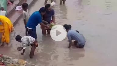 पटना ग्रामीण: विजयदशमी पर पटना के गंगा घाट पर हुआ कलश विसर्जन