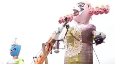 नामकुम: अरगोड़ा मैदान में रावण दहन कार्यक्रम का आयोजन, बारिश से हो सकती हैं मुश्किलें