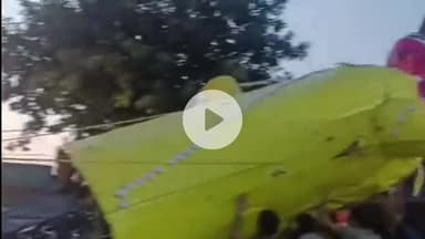 शाहबाद: पठकाना रामलीला मैदान में रावण का पुतला खड़ा किया गया