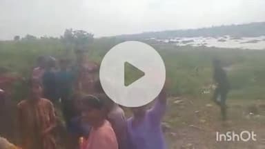 ब्यौहारी: देवलौंद के बुढ़वा सोन नदी में दुर्गा प्रतिमा का विसर्जन किया गया, पुलिस तैनात