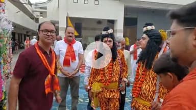 जगाधरी: पंजाबी धर्मशाला में दशहरे पर निकली राम जी की शोभायात्रा, विश्वकर्मा धीमान समाज के प्रदेश उपाध्यक्ष रहे उपस्थित