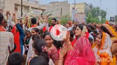 दुर्ग: दुर्ग के सत्ती चौरा दुर्गा मंदिर में बेटियों की रोज पूजा होती है, अष्टमी पर 3000 कन्याओं को कराया गया भोज