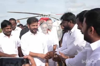 వంగూర్: సొంత గ్రామం కొండారెడ్డిపల్లిలో ముఖ్యమంత్రి రేవంత్ రెడ్డికి ఘన స్వాగతం