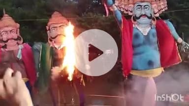 अरवल: राम रावण युद्ध के बाद बैदराबाद में हुआ लंकेश के पुतले का दहन, उमड़ी हजारों की भीड़
