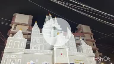 आरा: आरा के विभिन्न पूजा पंडालों में दशमी को श्रद्धालुओं की उमड़ी भीड़