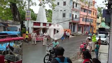 सुपौल: विजयदशमी को लेकर सुपौल में सुरक्षा के पुख्ता इंतजाम, गांधी मैदान में रावण खड़ा किया गया