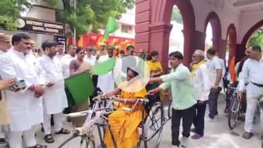 जौनपुर: 36 दिव्यांगजनों को मिली ट्राईसाइकिल, चेहरे पर खुशी की चमक