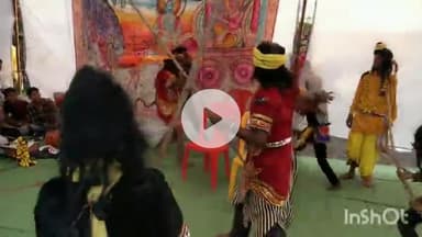 मालथोन: मालथौन में 30 फीट ऊंचे रावण का दहन, उमड़ा जनसैलाब