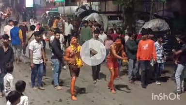 सरदारपुर: राजगढ़ में नवरात्रि के आखिरी दिन निकला माताजी का स्वांग, मंदिर में 1008 दीपों से हुई महाआरती, सुबह तक चले गरबे