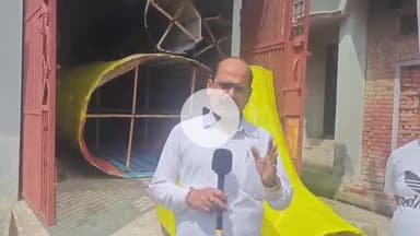 शाहबाद: मोहल्ला खलील में रावण का पुतला बनकर तैयार, आज शाम पठकाना रामलीला में होगा दहन