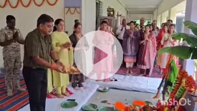 बेमेतरा: बेमेतरा पुलिस रक्षित केंद्र में विजयादशमी पर्व पर शस्त्र पूजन, वरिष्ठ पुलिस अधीक्षक रामकृष्ण साहू रहे मौजूद