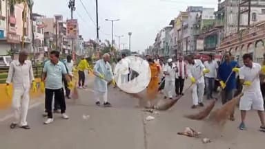 सागर नगर: गांधी-शास्त्री जयंती पर कांग्रेस ने शहर में चलाया स्वच्छता अभियान