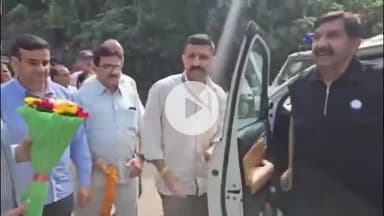 भोरंज: कांगड़ा-हमीरपुर सीमा पर उपमुख्यमंत्री मुकेश अग्निहोत्री का सुजानपुर के विधायक कैप्टन रंजीत राणा ने भव्य स्वागत किया