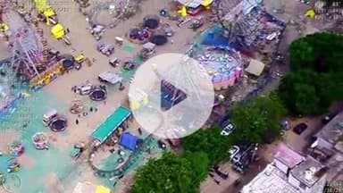 प्रतापगढ़: नवागत एसपी प्रतापगढ़ दीपक भूकर ने जिले के संवेदनशील इलाकों में ड्रोन कैमरे से निगरानी कराई