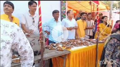 चूरू: सालासर में पैदल यात्रियों के लिए निशुल्क भंडारे का आयोजन, नगर परिषद के पूर्व सभापति ने किया स्वागत