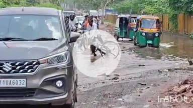 धौलपुर: कलेक्टर के निरीक्षण के बाद भी पैलेस रोड, गुलाब बाग सहित हाईवे सर्विस रोड पर सीवर जलभराव के हालात नहीं सुधरे