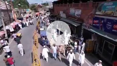 मुरादाबाद: जुम्मे की नमाज को लेकर जिले में पुलिस रही अलर्ट, ड्रोन कैमरे से की गई निगरानी