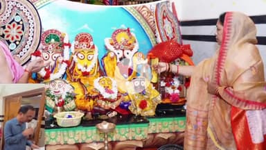 कांसाबेल: जगन्नाथ मंदिर दोकड़ा में एकादशी पर्व पर दीपों की जगमगाहट, महाआरती में शामिल हुईं मुख्यमंत्री की धर्मपत्नी कौशल्या साय