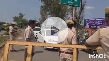 बांसवाड़ा: आईजी के आदेश पर जिले भर में हुई नकाबंदी, शहर के प्रमुख हाइवे पर पुलिस ने जगह-जगह वाहनों की जांच की