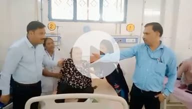 मुरादाबाद : जिला अस्पताल में एडमिट लावारिस महिला के परिवार से सोशल मीडिया के माध्यम से संपर्क करके मिलबाया ।