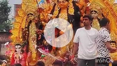 चौपारण: चौपारण में मां दुर्गे की विसर्जन कार्यक्रम में हजारों की संख्या में श्रद्धालु उमड़े