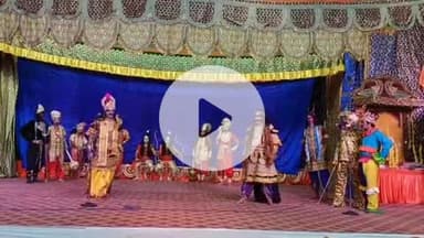 लाडपुरा: रावण का वध होते ही लगे श्रीराम के जयकारे, राष्ट्रीय दशहरा मेला में हुआ रामलीला का मंचन