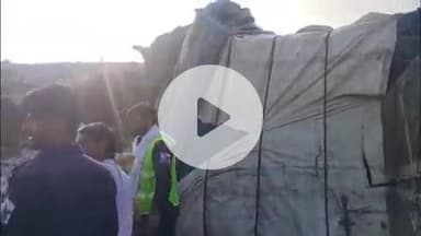 दीगोद: सुल्तानपुर क्षेत्र में दिल्ली-मुंबई एक्सप्रेस वे पर ट्रक और ट्रोले की भिड़ंत में दो युवक गंभीर घायल, एमबीएस अस्पताल में भर्ती