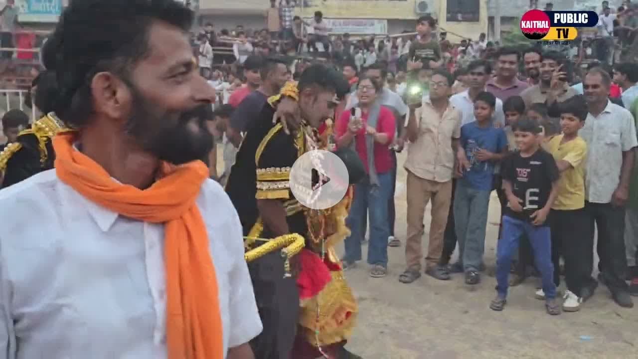 असली में हो गया युद्ध ? रावण को जलाने आई थी राम की सेना... #kaithal #rawan #vijayadashami