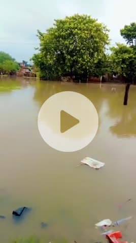 #bhari barish se badh phir se aaya #apna gaw #nathmalpur me