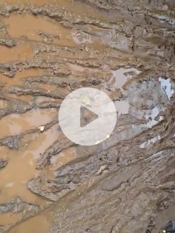 नौरंगा मोड से  लोहरा पोखरी रोड का बुरा हाल ग्राम:— लोहरा पोखरी. पोस्ट :— धावाडीह. थाना :— लेस्लीगंज.  जिला :— पलामू