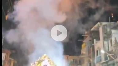 खंडवा नगर: खंडवा में झांकी के दौरान हुआ विवाद, पुलिस ने शांत कराया मामला