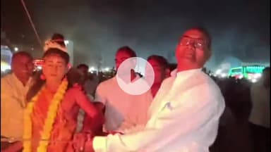 अमरोहा: अमरोहा के डिडौली गांव में फूंका गया रावण का पुतला, लगे श्री राम के नारे