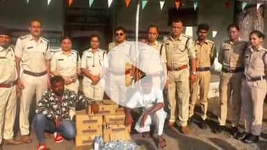 हुज़ूर: ईदगाह हिल्स क्षेत्र में अवैध शराब तस्करी का भंडाफोड़, दो आरोपी गिरफ्तार