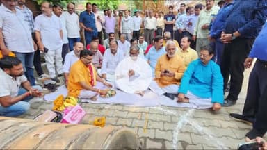 जौनपुर: जौनपुर में जगदीशपुर रेलवे फ्लाईओवर निर्माण कार्य का शुभारंभ, प्रोजेक्ट दो वर्ष में होगा पूरा